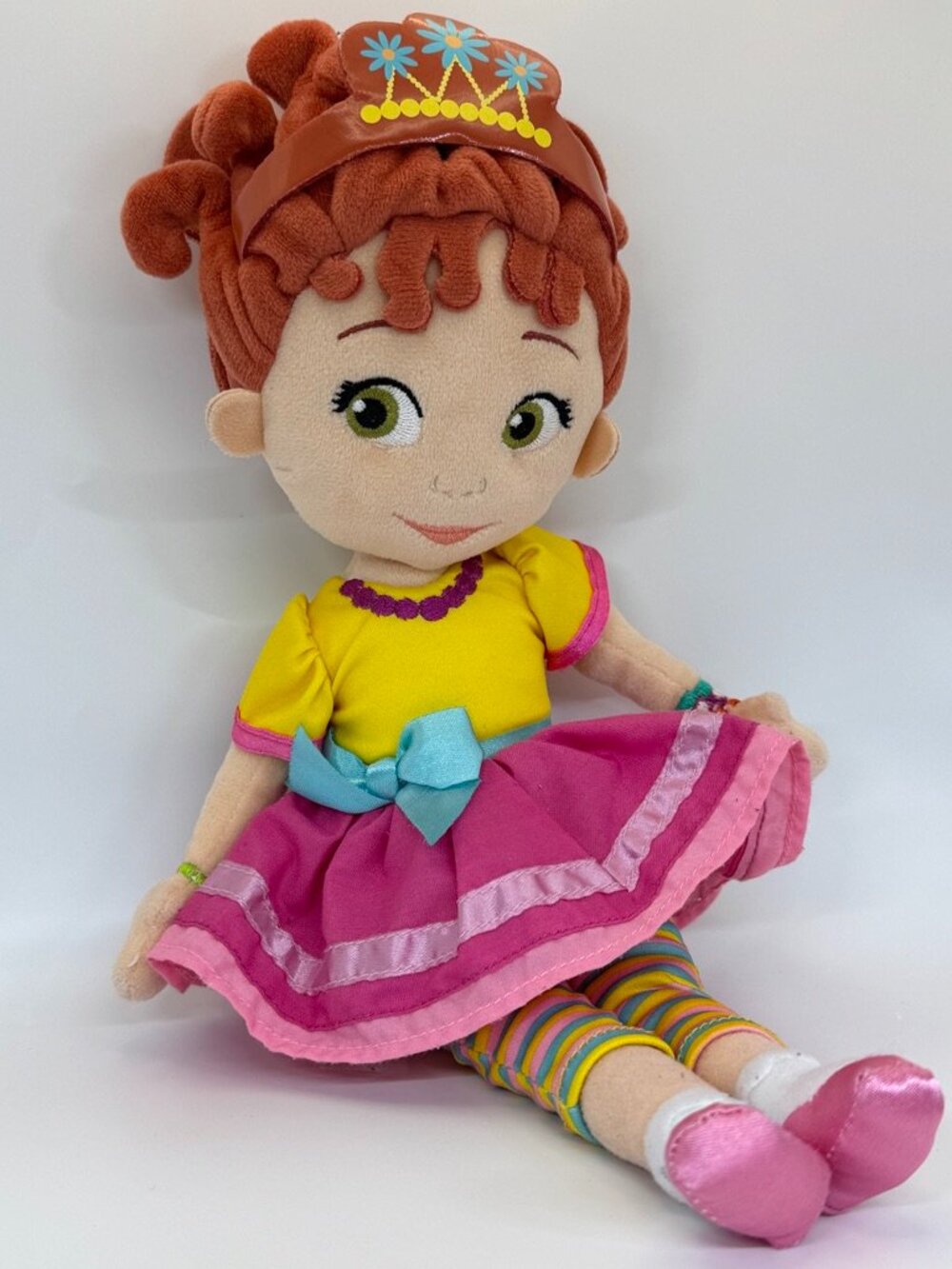Disney Store FANCY NANCY 14" Plush Doll Disney Junior Embroidery Details